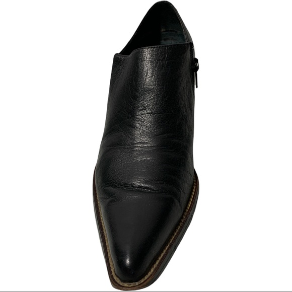 Paolo Conté Collection Black Pointed Block Heel - Picture 10 of 14